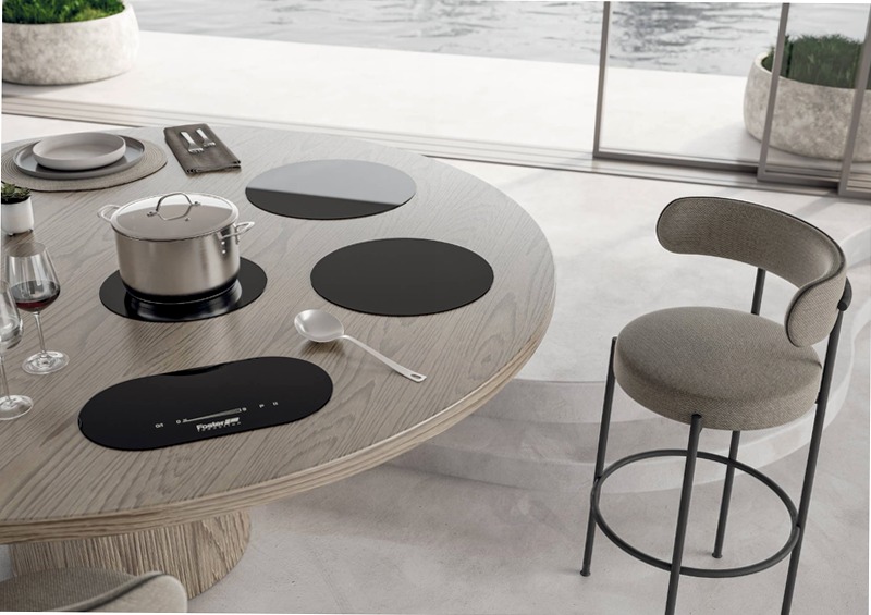 Piastra Modular Induction Nero A Induzione