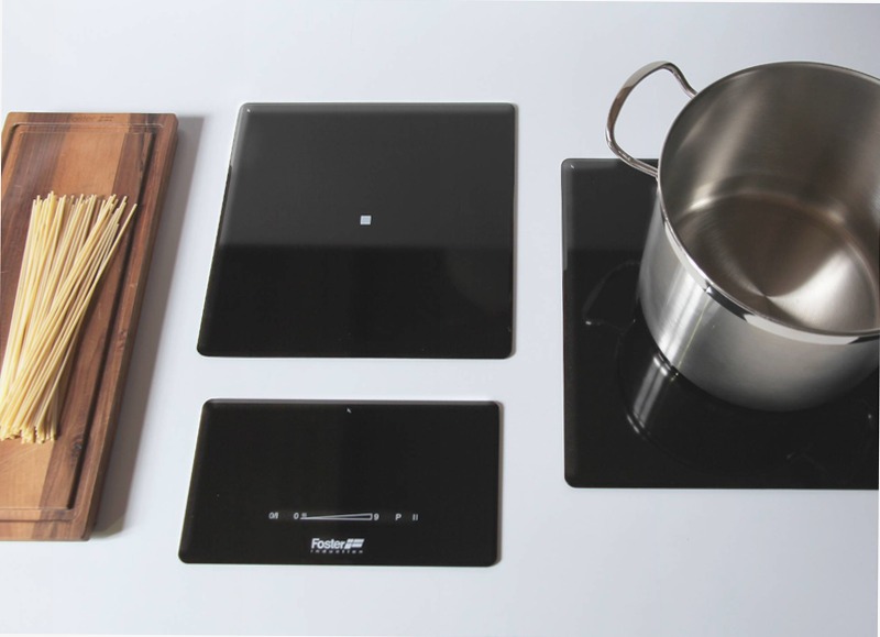 Piastra Modular Induction Quadra Nero A Induzione 4