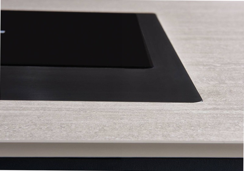 Castone Lineare Induction Nero A Induzione