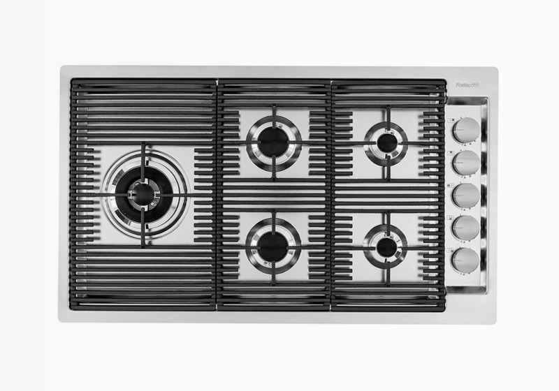 OUTLINE GAS H25 - Piani Cottura a Gas per la Perfetta Cucina Acciaio 5