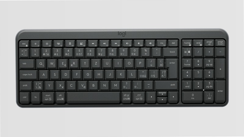 K250 Compact Bluetooth® Wireless Keyboard Plastica