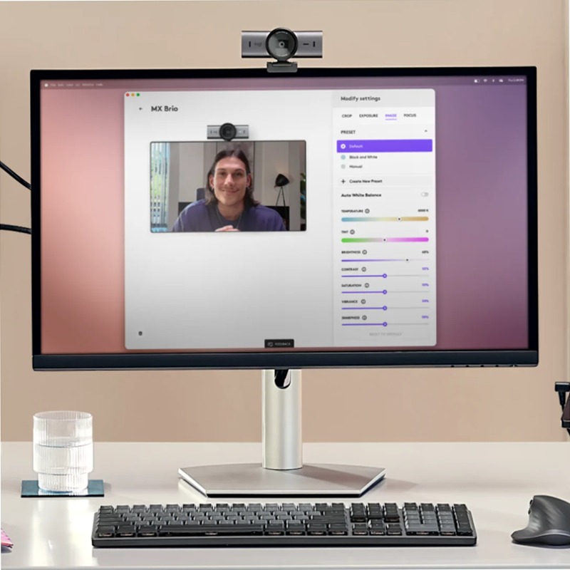 MX Brio - Webcam Alta Definizione 90gradi USB-C