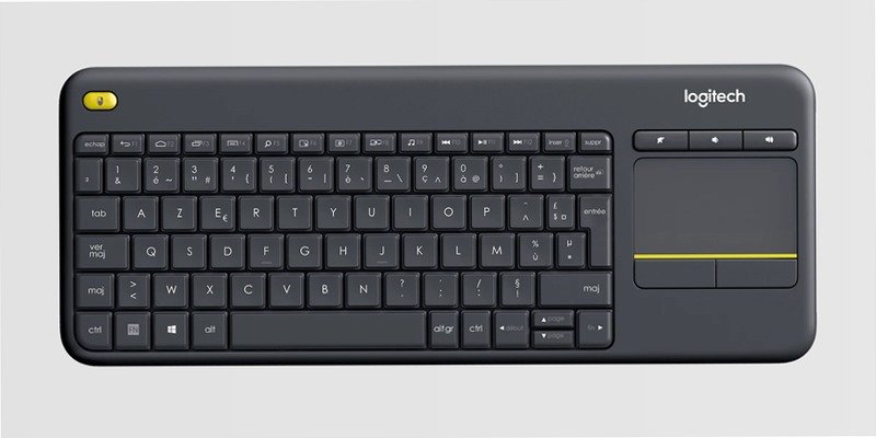 K400 Plus Wireless Touch Keyboard Plastica IT