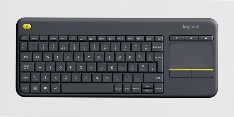 K400 Plus Wireless Touch Keyboard Plastica IT
