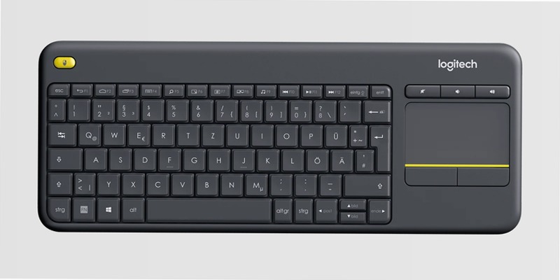 K400 Plus Wireless Touch Keyboard Plastica IT