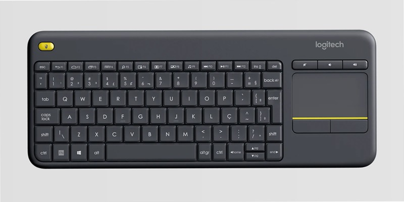 K400 Plus Wireless Touch Keyboard Plastica IT