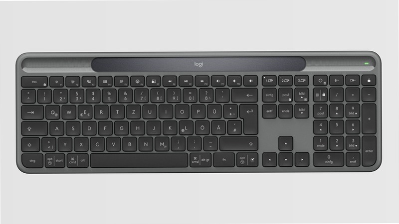 Signature Slim Solar+ wireless keyboard K980 Plastica IT
