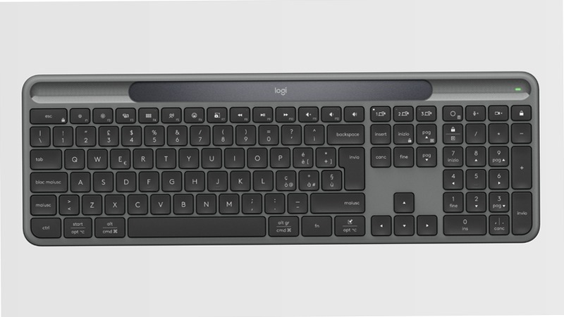 Signature Slim Solar+ wireless keyboard K980 Plastica IT