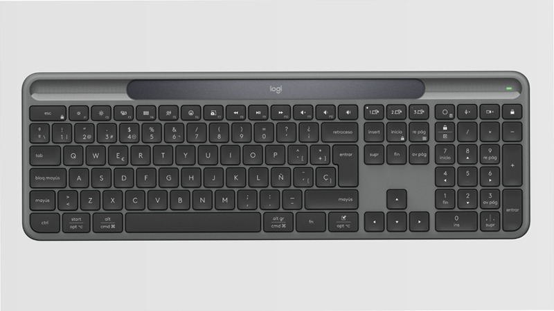 Signature Slim Solar+ wireless keyboard K980 Plastica IT