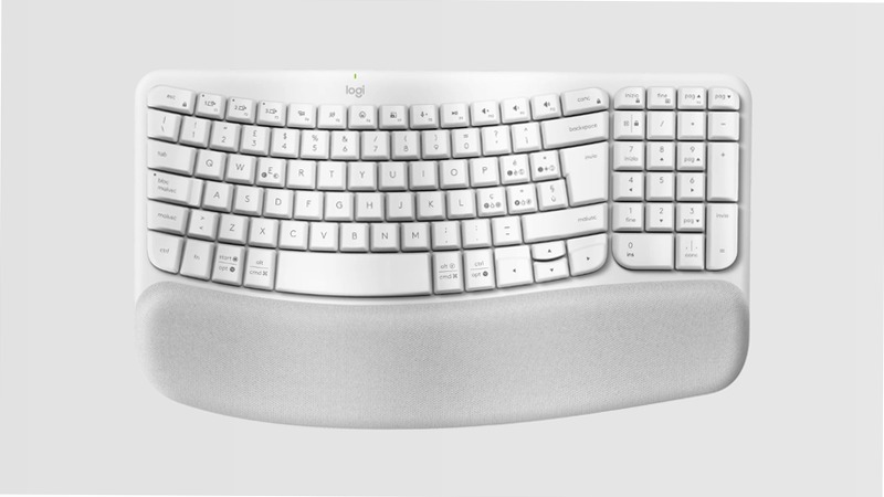 Wave Keys - Tastiera Comfortevole per Digitare Bluetooth IT