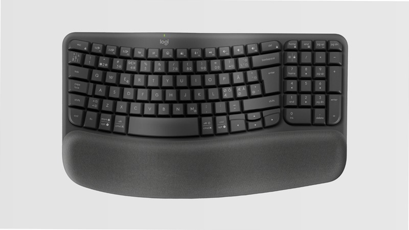 Wave Keys - Tastiera Comfortevole per Digitare Bluetooth IT