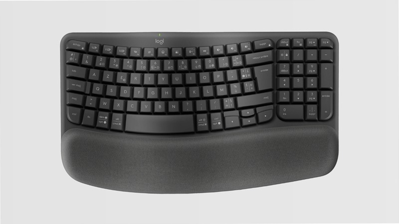Wave Keys - Tastiera Comfortevole per Digitare Bluetooth IT