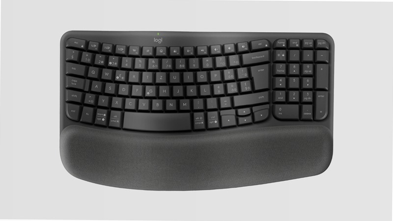 Wave Keys - Tastiera Comfortevole per Digitare Bluetooth IT