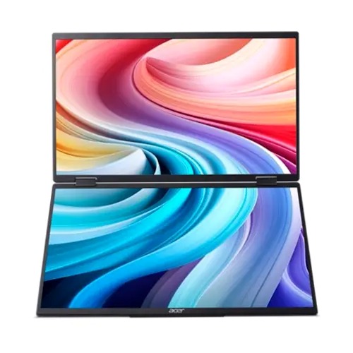 Acer PD3 Doppio Monitor Portatile Pieghevole - Nero 39.6"
