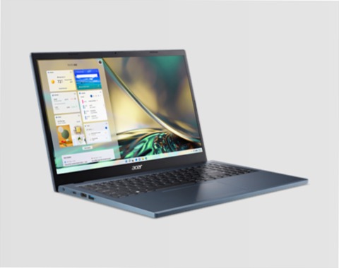 Acer Aspire 3 Notebook A315-510P Blu 8 512GB Windows 15.6 pollici