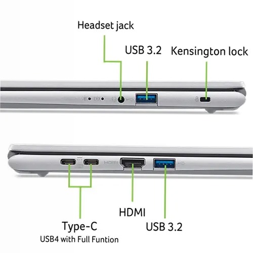 Acer Aspire Go 15 - Notebook Argento 16 128 GB Windows 39,6 cm (15,6")