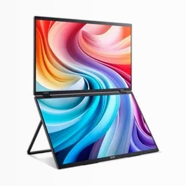 Acer PD3 Doppio Monitor Portatile Pieghevole - Nero 47"