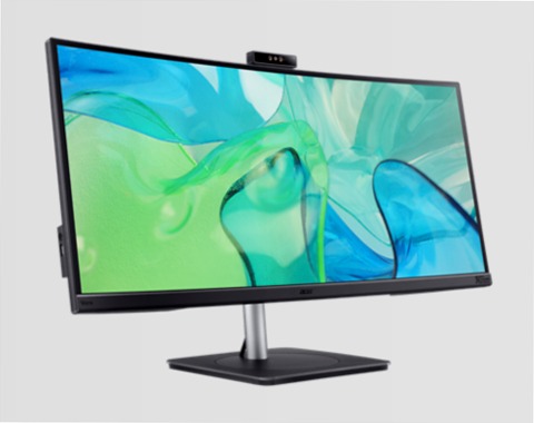Acer CB3 Monitor Curvo CB343CURD Nero 34" 3440 x 1440