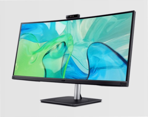 Acer CB3 Monitor Curvo CB343CURD Nero 34" 3440 x 1440