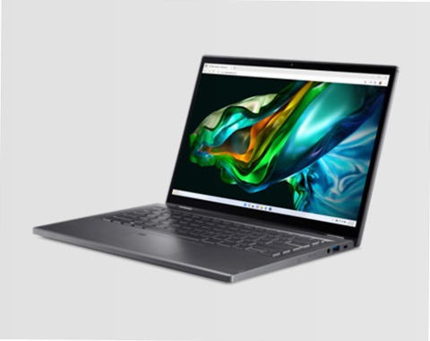 Acer Aspire 5 Spin Notebook - Grigio 16 Windows 35,6 cm