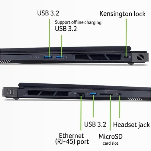 Predator Helios 18 AI Pro Nero 64 1 TB Windows 45,7 cm (18")