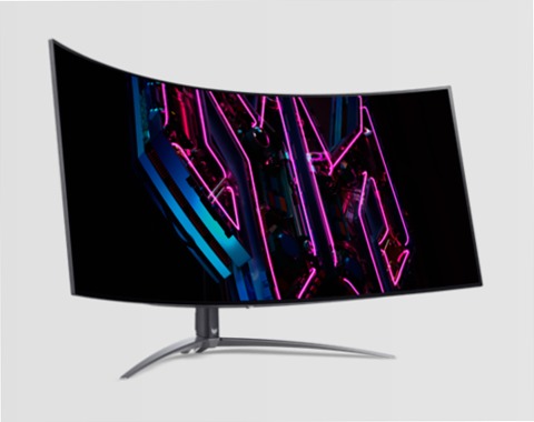 Predator X OLED Monitor gaming curvo X45 Nero 44.5" 3440 x 1440