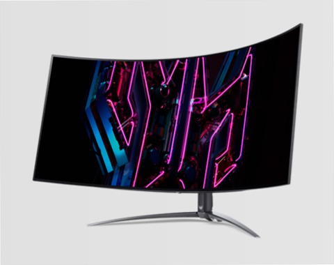 Predator X OLED Monitor gaming curvo X45 Nero 44.5" 3440 x 1440