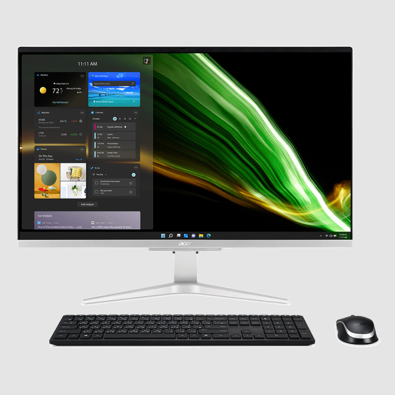 Acer Aspire C 27 All-in-One C27-1655 Argento Intel 8 1TB Windows NVIDIA
