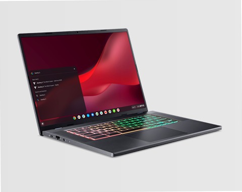 Acer Chromebook Gamer 516 GE - Grigio 16 256GB Windows 2560 x 1600
