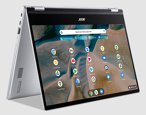 Acer Chromebook Spin 514 convertibile - CP514-1H Argento 64 Chrome 1920 x 1080