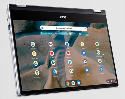Acer Chromebook Spin 514 CP514-1H Argento 64 Chrome Full HD touch