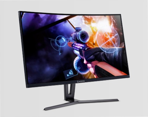 AOPEN HC1 Monitor Gaming Curvo 27" Beige