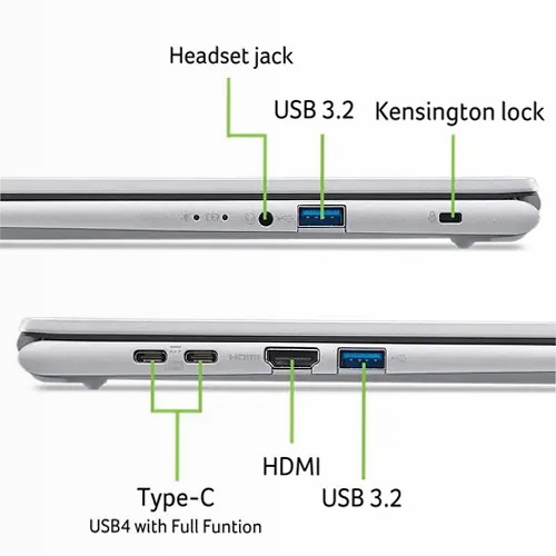 Acer Aspire Go 15 Notebook Argento 16 Windows 39,6 cm (15,6")