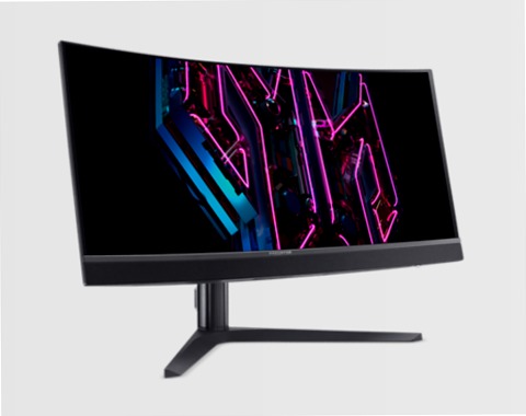 Predator X34V OLED Monitor Gaming Curvo Nero 34" 3440 x 1440