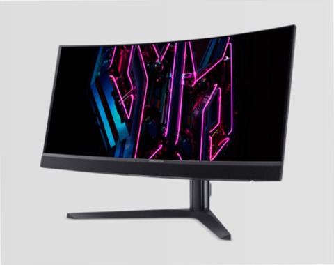Predator X34V OLED Monitor Gaming Curvo Nero 34" 3440 x 1440