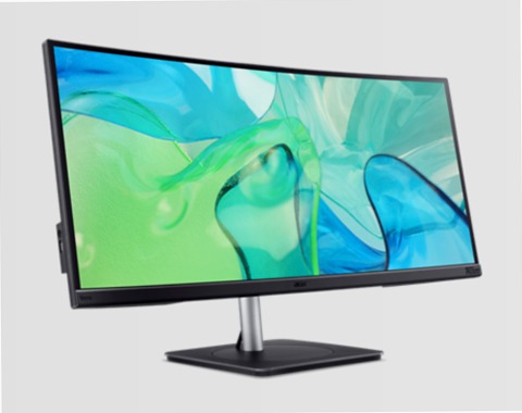 Acer CB3 Monitor Curvo Vero CB343CUR Nero 34" 3440 x 1440