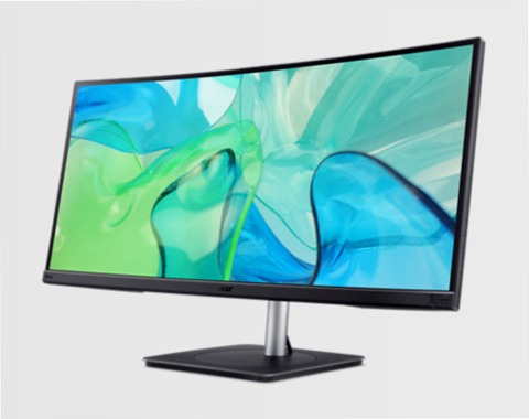 Acer CB3 Monitor Curvo Vero CB343CUR Nero 34" 3440 x 1440