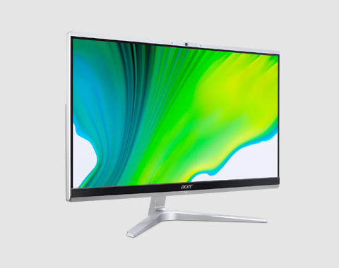 Acer Aspire C 22 All-in-One - Argento Intel 8 512GB Windows Intel