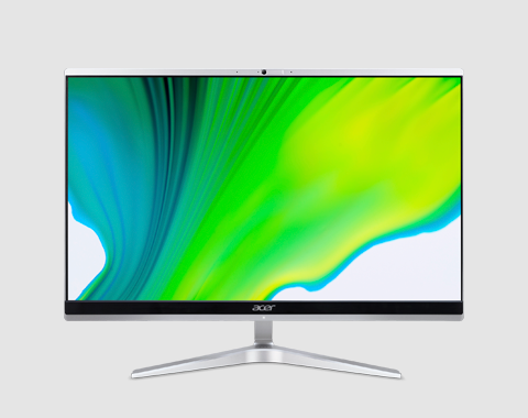 Acer Aspire C 22 All-in-One - Argento Intel 8 512GB Windows Intel