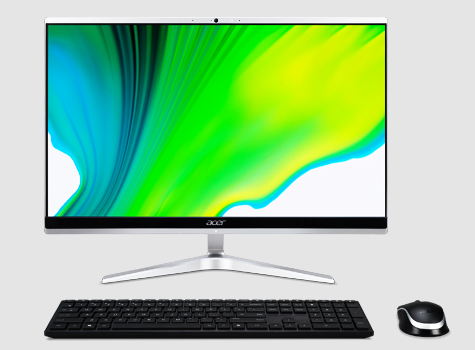 Acer Aspire C 22 All-in-One - Argento Intel 8 512GB Windows Intel