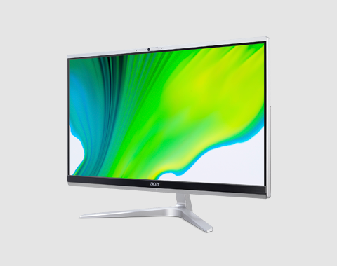 Acer Aspire C 22 All-in-One - Argento Intel 8 512GB Windows Intel