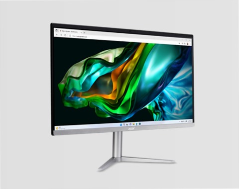 Acer Aspire C 24 All-in-One - Argento AMD 8 512GB Windows AMD