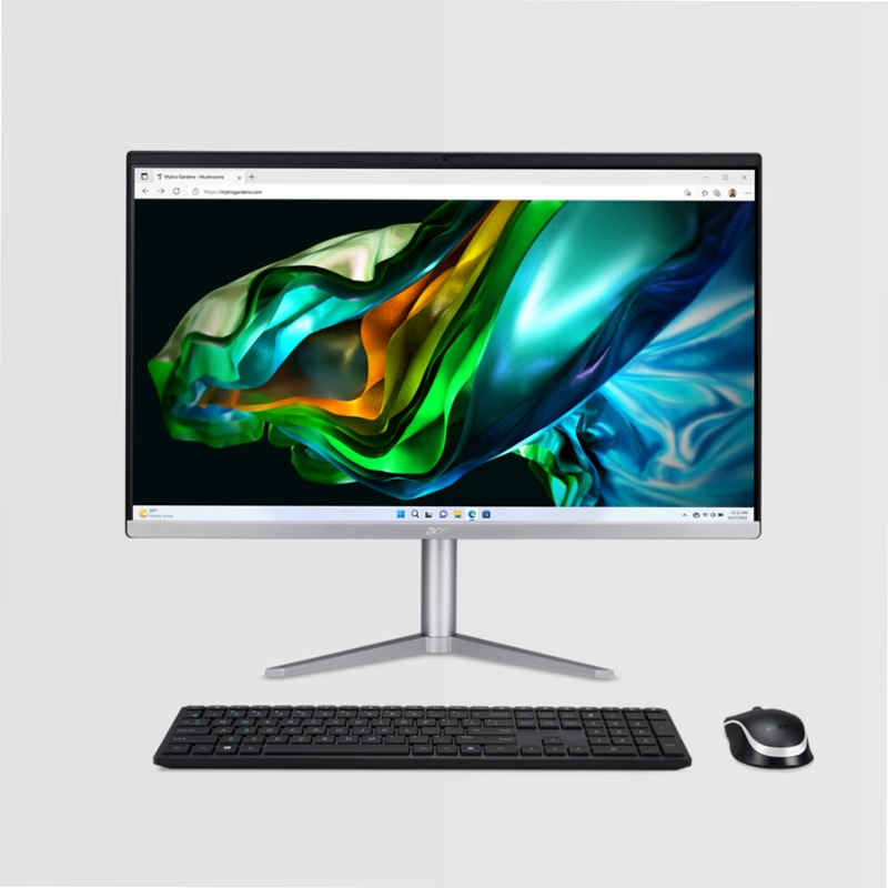 Acer Aspire C 24 All-in-One - Argento AMD 8 512GB Windows AMD