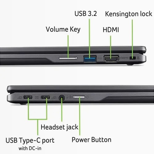 Acer Chromebook Plus Spin 514 - Grigio 8 256 Chrome 35,6 cm (14")