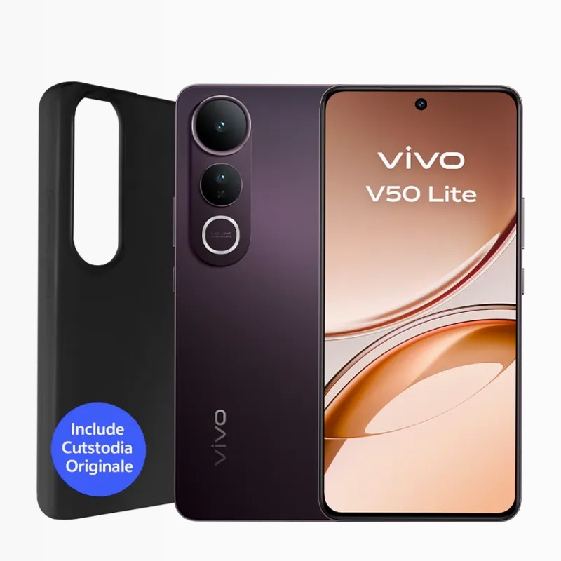 V50 Lite 4G - Batteria e Design Premium 6.77" 8GB 8GB Nero