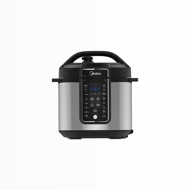Pentola a pressione Acciaio Inox Midea 5.7lt Nero