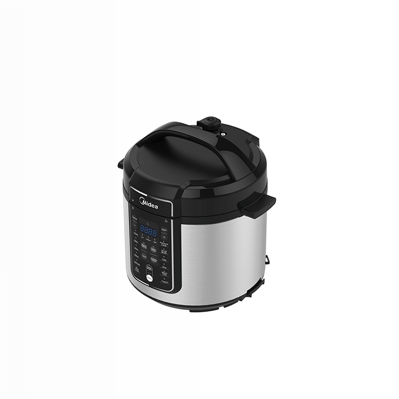 Pentola a pressione Acciaio Inox Midea 5.7lt Nero