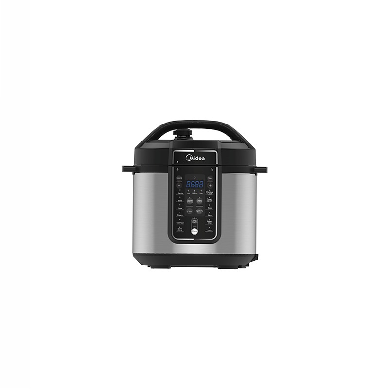 Pentola a pressione Acciaio Inox Midea 5.7lt Nero