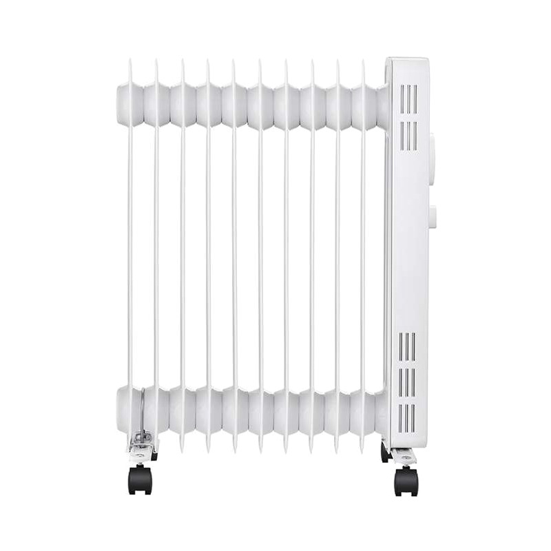 Radiatore ad olio 2300W, 11 elementi, timer - Bianco