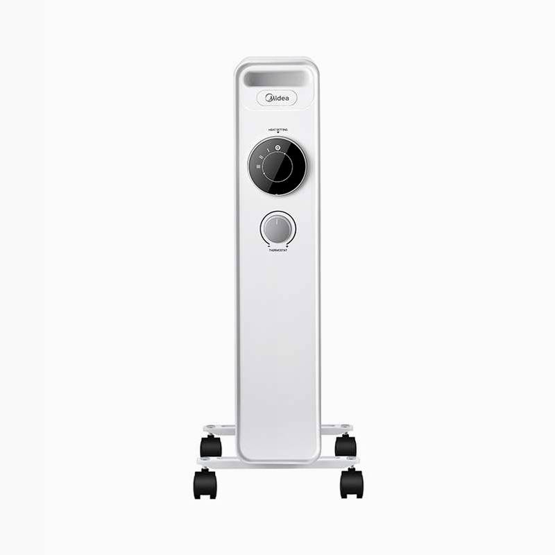 Radiatore ad olio 2300W, 11 elementi, timer - Bianco